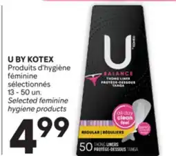 Brunet U BY KOTEX Produits d'hygiène féminine sélectionnés offer