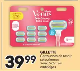 Brunet GILLETTE Cartouches de rasoir sélectionnés offer