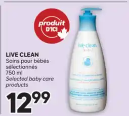 Brunet LIVE CLEAN Soins pour bébés sélectionnés offer