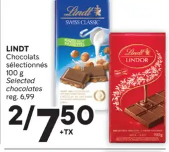Brunet LINDT Chocolats sélectionnés offer