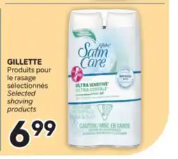 Brunet GILLETTE Produits pour le rasage sélectionnés offer