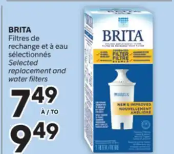 Brunet BRITA Filtres de rechange et à eau sélectionnés offer