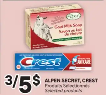 Brunet ALPEN SECRET, CREST Produits Sélectionnés offer