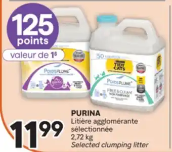 Brunet PURINA Litière agglomérante sélectionnée offer