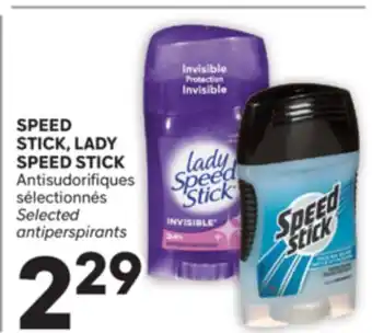Brunet SPEED STICK, LADY SPEED STICK Antisudorifiques sélectionnés offer