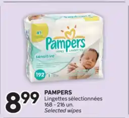 Brunet PAMPERS Lingettes sélectionnées offer