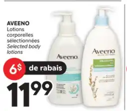 Brunet AVEENO Lotions corporelles sélectionnées offer