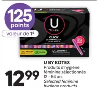 Brunet U BY KOTEX Produits d'hygiène féminine sélectionnés offer