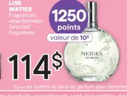 Brunet LISE WATIER Fragrances sélectionnées offer