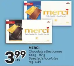 Brunet MERCI Chocolats sélectionnés offer
