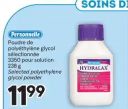 Brunet PERSONNELLE Poudre de polyéthylène glycol sélectionnée offer