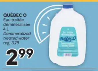Brunet QUÉBEC O Eau traitée déminéralisée offer