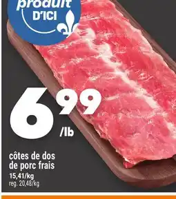 Marche Ami CÔTES DE DOS DE PORC FRAIS offer