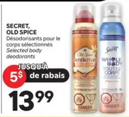 Brunet SECRET, OLD SPICE Désodorisants pour le corps sélectionnés offer