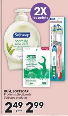 Brunet GUM, SOFTSOAP Produits sélectionnés offer