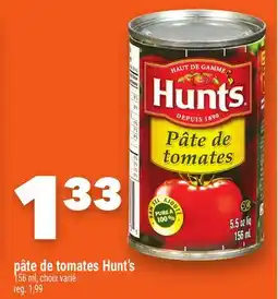 Marche Ami PÂTE DE TOMATES HUNT'S offer