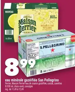 Marche Ami EAU MINÉRALE GAZÉIFIÉE SAN PELLEGRINO offer