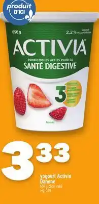 Marche Ami YOGOURT ACTIVIA DANONE offer