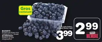 Marches Tradition BLUEBERRIES offer