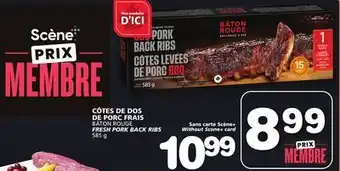 Marches Tradition BÂTON ROUGE FRESH PORK BACK RIBS offer
