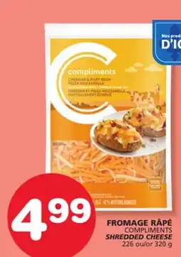 Marches Tradition COMPLIMENTS SHREDDED CHEESE offer