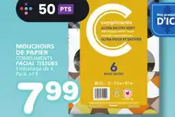 Marches Tradition COMPLIMENTS FACIAL TISSUES offer