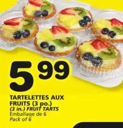 Marches Tradition FRUIT TARTS offer