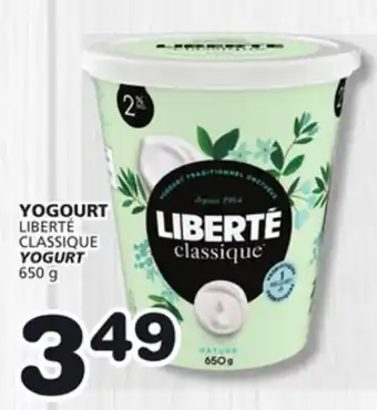 Marches Tradition LIBERTÉ CLASSIQUE YOGURT offer