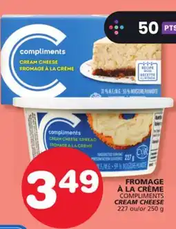 Marches Tradition COMPLIMENTS CREAM CHEESE offer