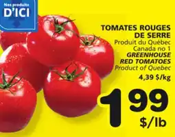 Marches Tradition GREENHOUSE RED TOMATOES offer