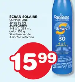 Marches Tradition COPPERTONE 30 50 FPS SUNSCREEN offer