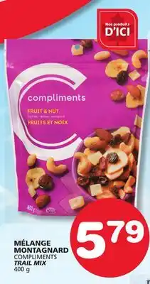 Marches Tradition COMPLIMENTS TRAIL MIX offer