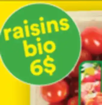 Super C RAISINS BIO offer