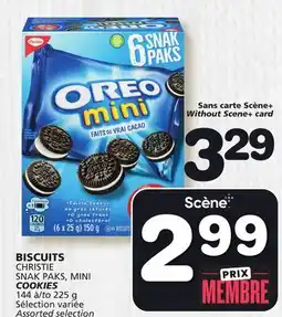 Marches Tradition CHRISTIE SNAK PAKS, MINI COOKIES offer