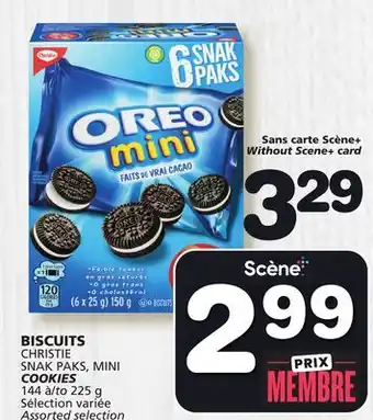 Marches Tradition CHRISTIE SNAK PAKS, MINI COOKIES offer