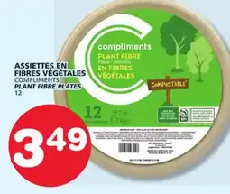 Marches Tradition COMPLIMENTS PLANT FIBRE PLATES offer