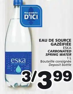Marches Tradition ESKA CARBONATED SPRING WATER offer