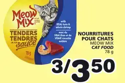 Marches Tradition MEOW MIX CAT FOOD offer