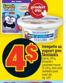 Super C TREMPETTE AU YOGOURT GREC SKOTIDAKIS | SKOTIDAKIS GREEK YOGURT DIP offer
