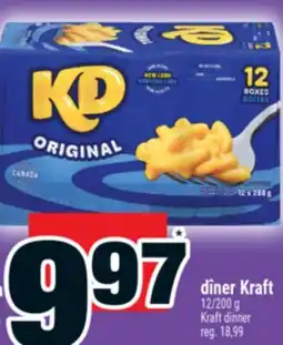 Super C DÎNER KRAFT | KRAFT DINNER offer
