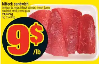 Super C BIFTECK SANDWICH | SANDWIDH STEAK offer