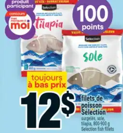 Super C FILETS DE POISSON SELECTION | SELECTION FISH FILLETS offer