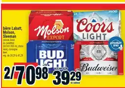 Super C BIÈRE LABATT, MOLSON, SLEEMAN | BEER offer