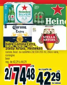 Super C BIÈRE CORONA EXTRA, STELLA ARTOIS, HEINEKEN | BEER offer