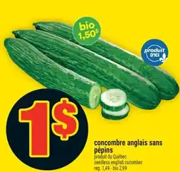 Super C CONCOMBRE ANGLAIS SANS PÉPINS | SEEDLESS ENGLISH CUCUMBER offer