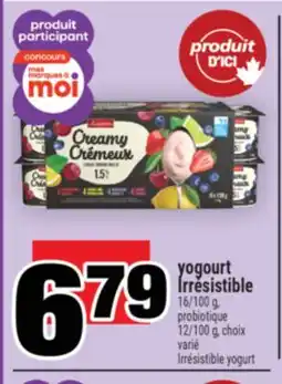 Super C yogourt Irrésistible | Irrésistible yogurt offer