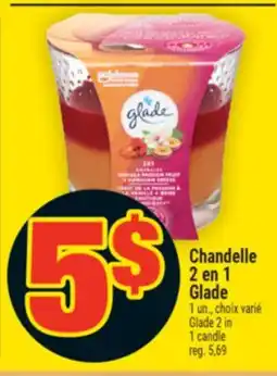 Super C CHANDELLE 2 EN 1 GLADE | GLADE 2 IN 1 CANDLE offer