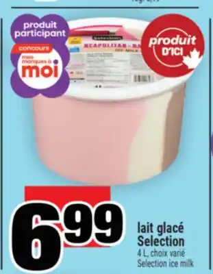 Super C LAIT GLACÉ SELECTION | SELECTION ICE MILK offer