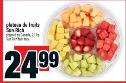 Super C PLATEAU DE FRUITS SUN RICH | SUN RICH FRUIT TRAY offer