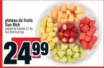 Super C PLATEAU DE FRUITS SUN RICH | SUN RICH FRUIT TRAY offer
